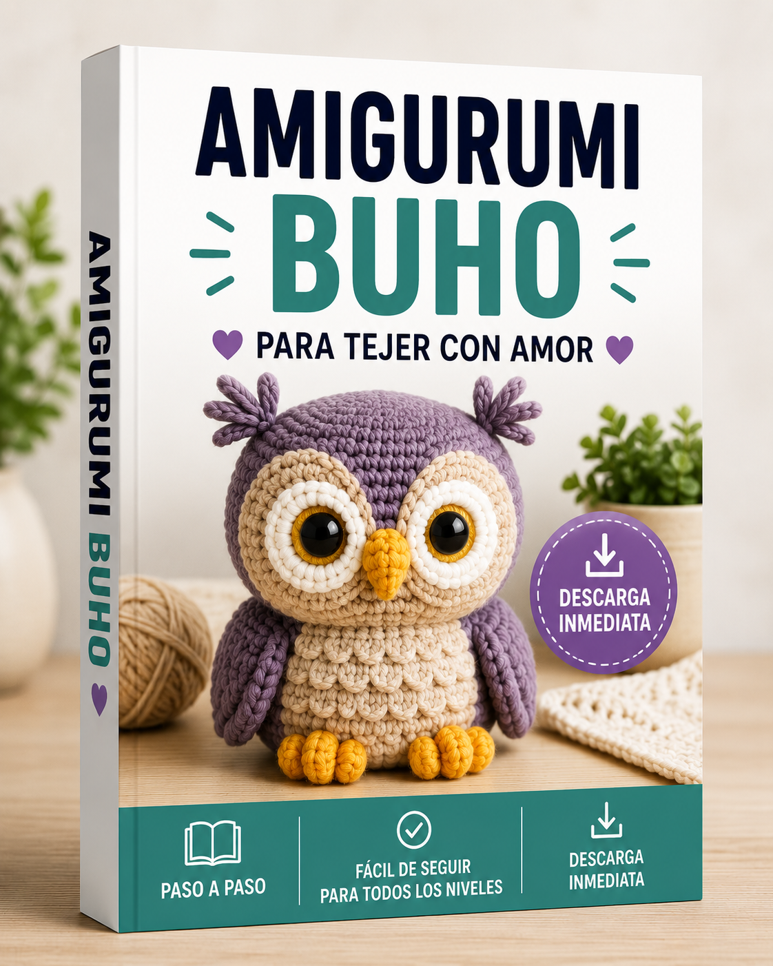 PATRÓN AMIGURUMI BUHO