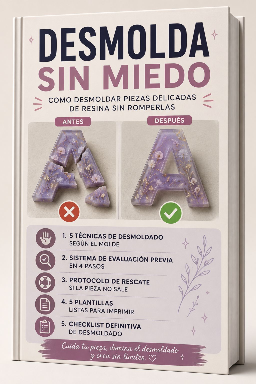 Desmolda tus piezas de resina sin romperlas