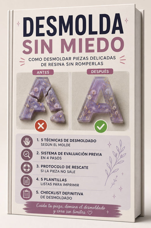 Desmolda tus piezas de resina sin romperlas
