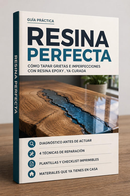 Resina Perfecta: Guía práctica para tapar/quitar grietas en piezas ya curadas