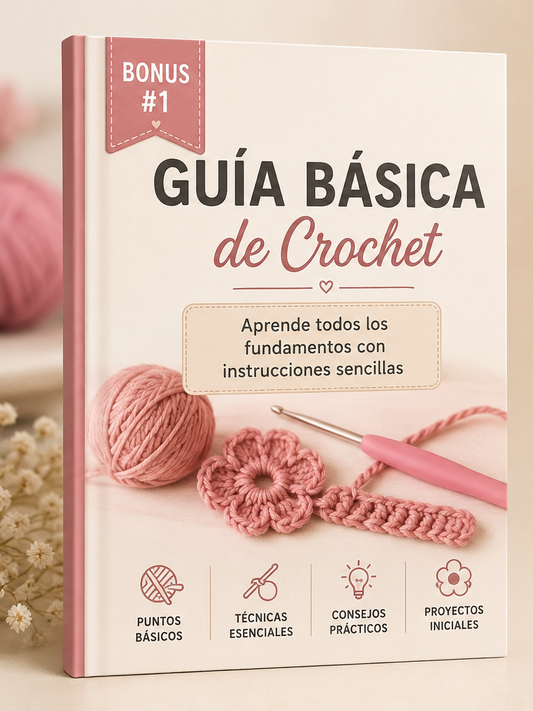 🎁 BONO 1: GUÍA BASICA DE CROCHET